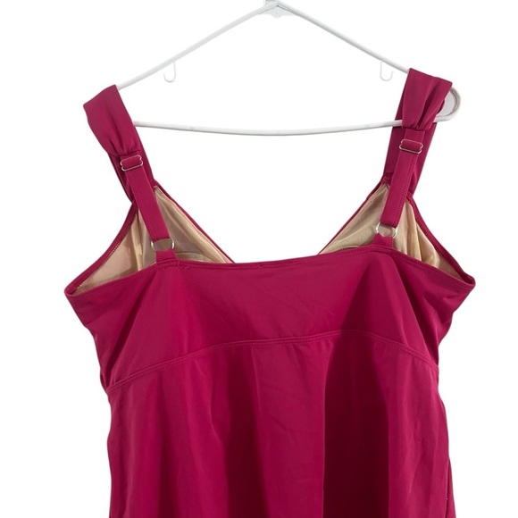 Swim 365 pink tankini swimsuit 20w - Picture 12 of 14
